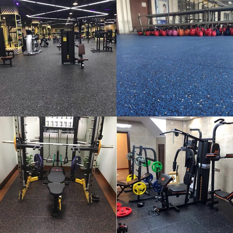 Gym Soundproof Non-Slip Rubber Flooring Roll Mat