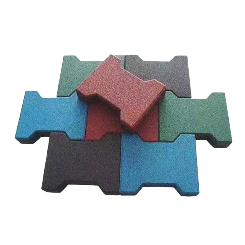 Rubber I-Shaped Floor Tiles