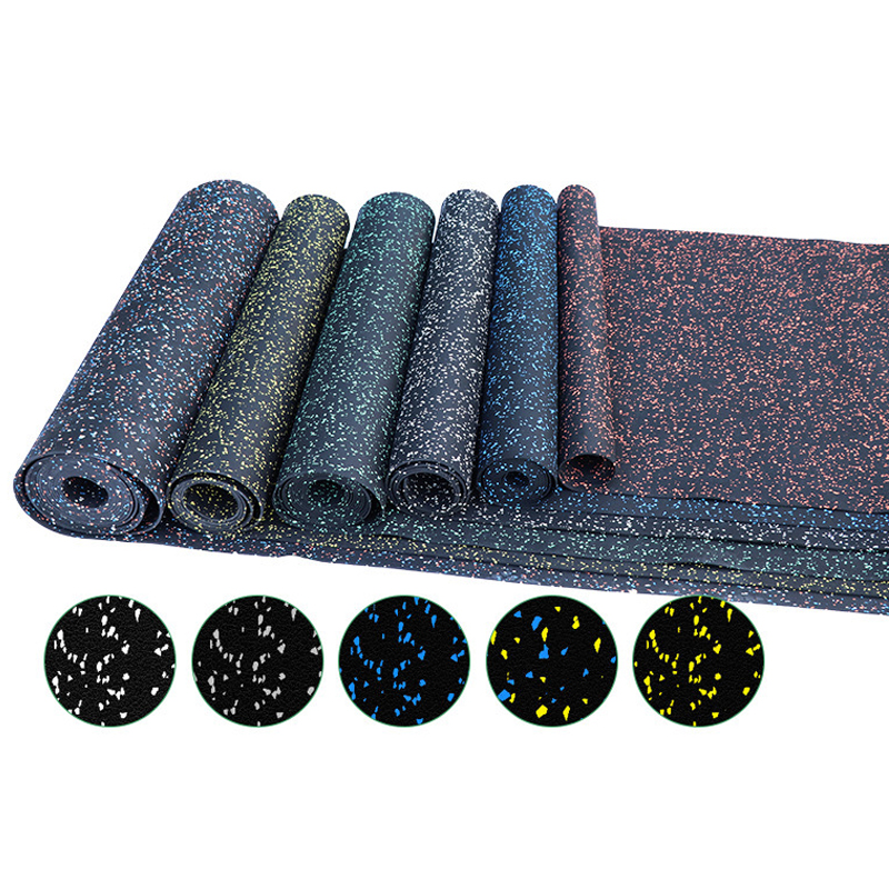 Gym Soundproof Non-Slip Rubber Flooring Roll Mat
